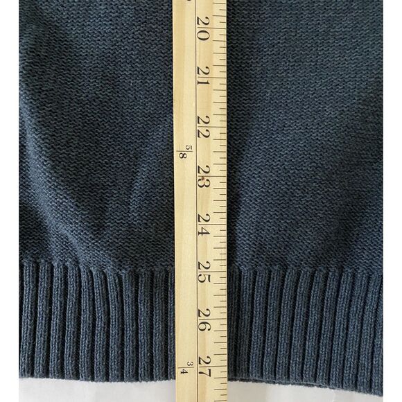 Columbia Green Ribbed Knit Sweater Mens Long Sleeve Pullover, 100% Cotton Sz XL - Picture 10 of 10